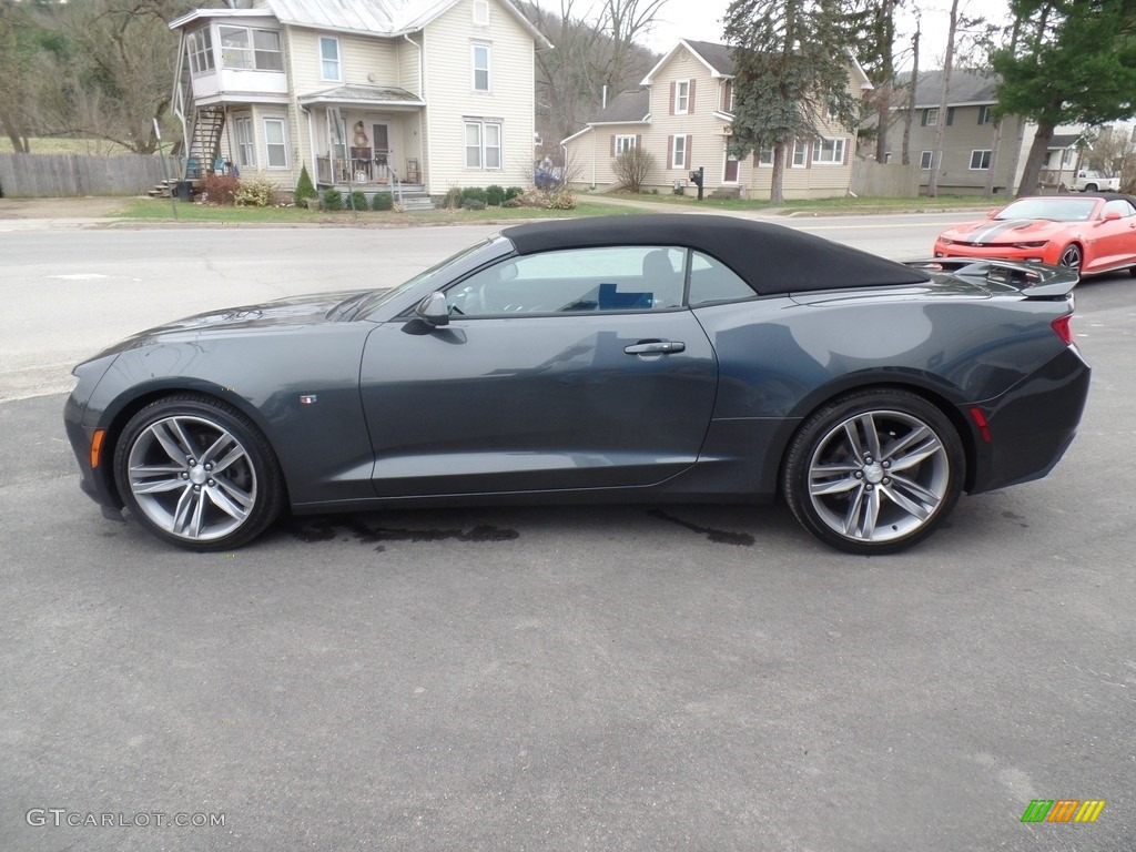 Nightfall Gray Metallic 2018 Chevrolet Camaro LT Convertible Exterior Photo #126862357