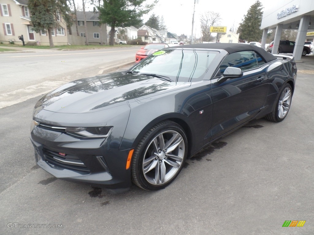 Nightfall Gray Metallic 2018 Chevrolet Camaro LT Convertible Exterior Photo #126862390