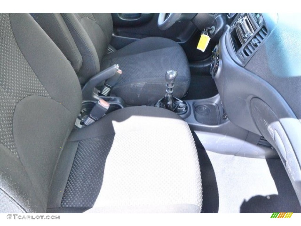 2009 Accent GS 3 Door - Charcoal Gray / Black photo #17