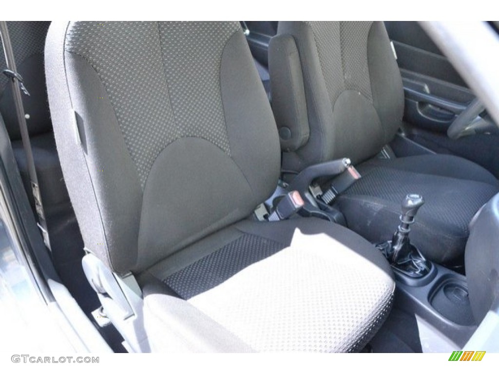 2009 Accent GS 3 Door - Charcoal Gray / Black photo #18