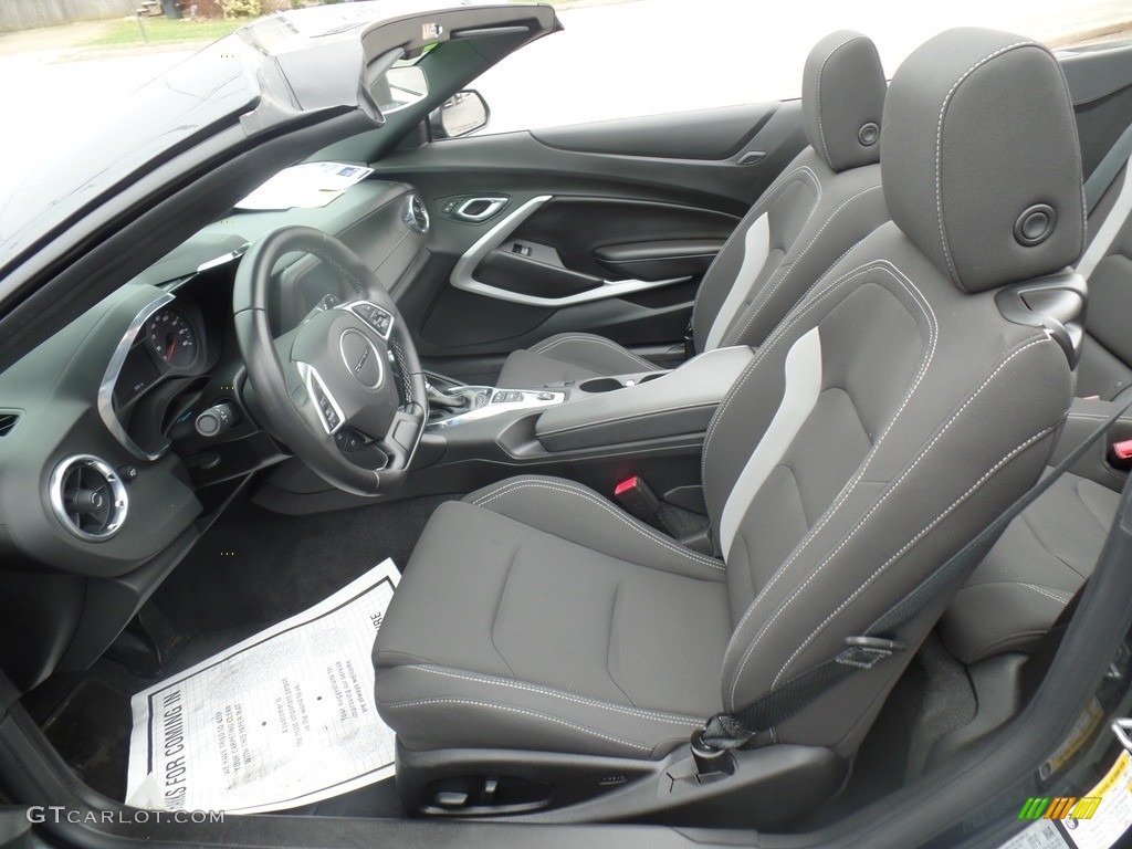 Jet Black Interior 2018 Chevrolet Camaro LT Convertible Photo #126862903