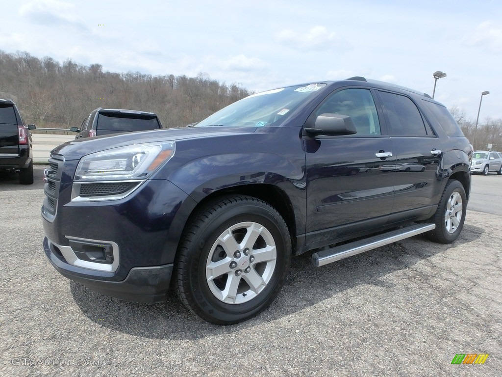 Dark Sapphire Blue Metallic GMC Acadia