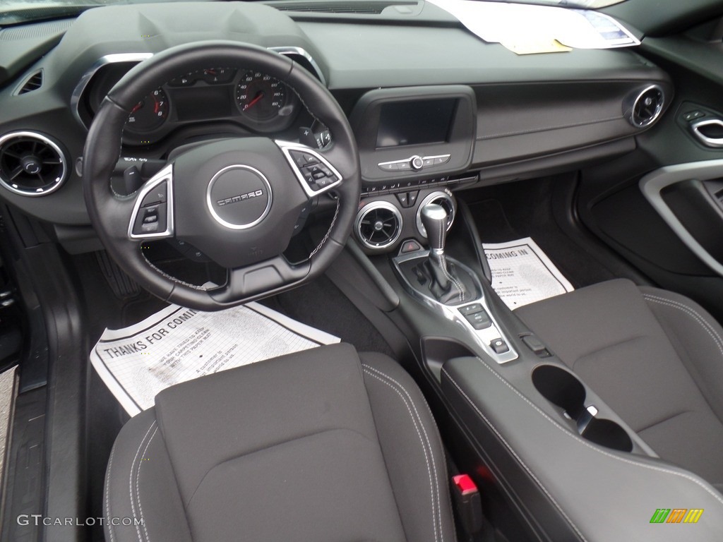 2018 Chevrolet Camaro LT Convertible Jet Black Dashboard Photo #126862984