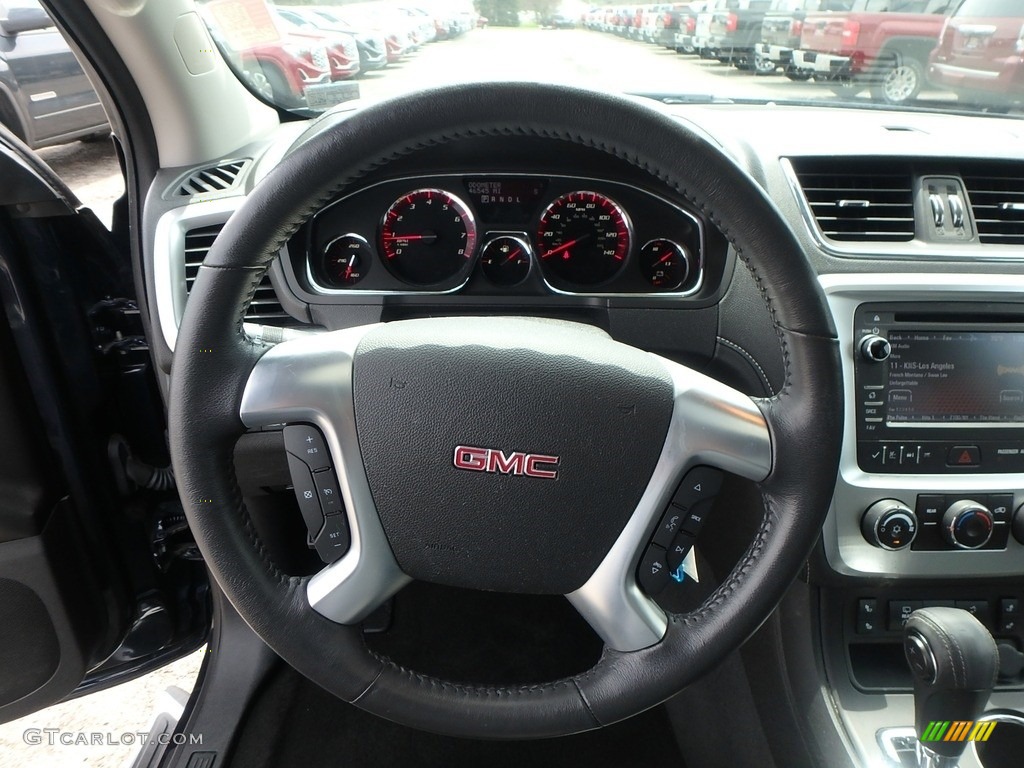 2015 Acadia SLE AWD - Dark Sapphire Blue Metallic / Light Titanium photo #26