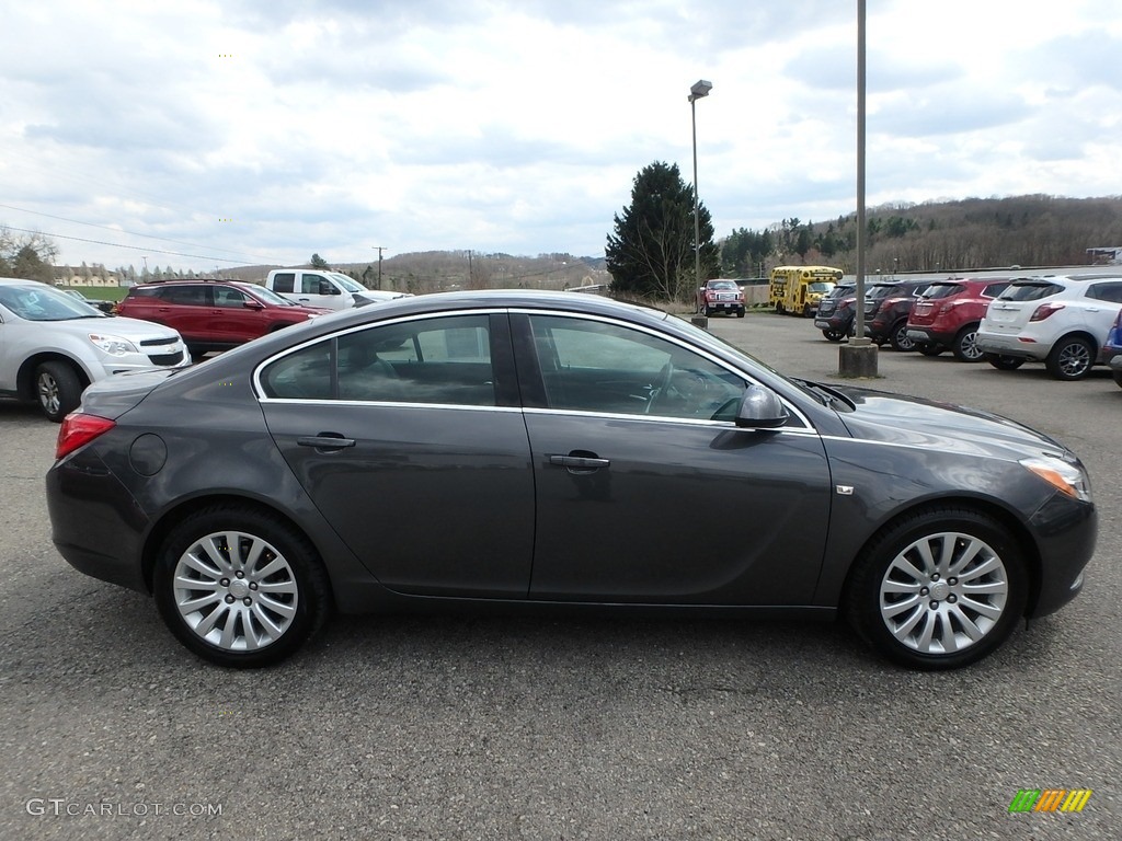 2011 Regal CXL Turbo - Granite Gray Metallic / Ebony photo #4