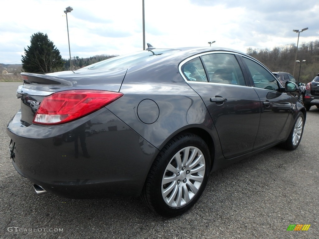 2011 Regal CXL Turbo - Granite Gray Metallic / Ebony photo #9