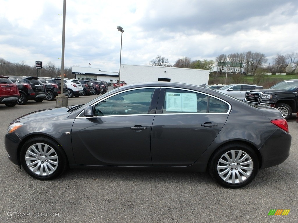 2011 Regal CXL Turbo - Granite Gray Metallic / Ebony photo #14