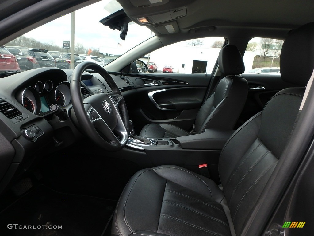 2011 Regal CXL Turbo - Granite Gray Metallic / Ebony photo #16