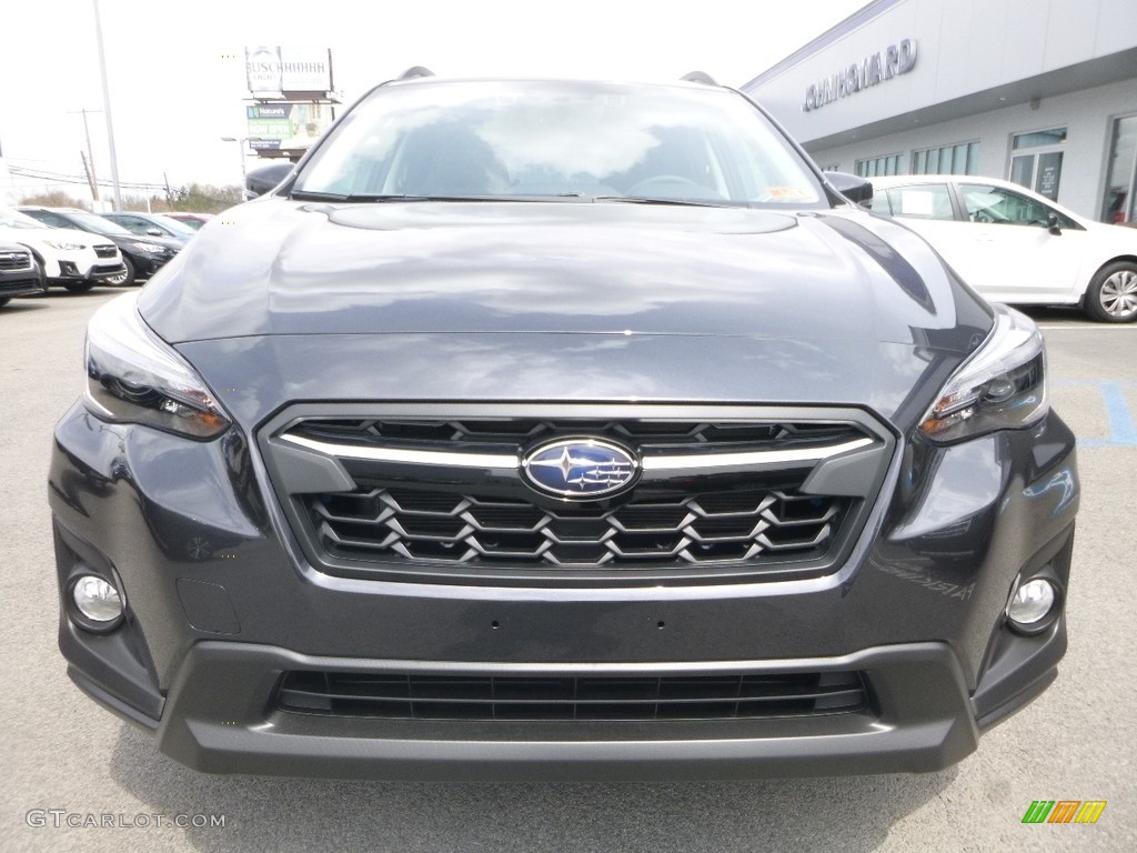 2018 Crosstrek 2.0i Limited - Dark Gray Metallic / Black photo #10