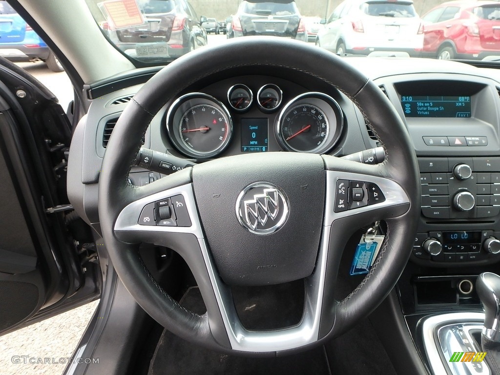 2011 Regal CXL Turbo - Granite Gray Metallic / Ebony photo #24