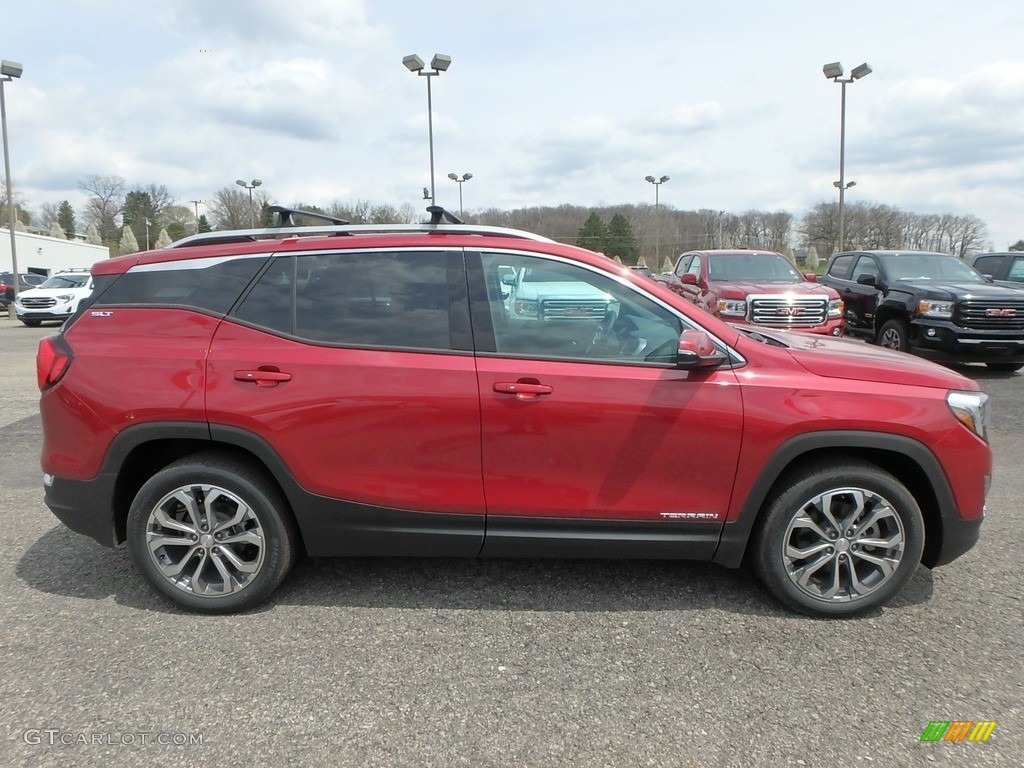 Red Quartz Tintcoat 2018 GMC Terrain SLT AWD Exterior Photo #126866656
