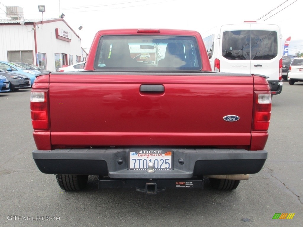 2005 Ranger XLT SuperCab - Toreador Red Metallic / Medium Pebble Tan photo #6