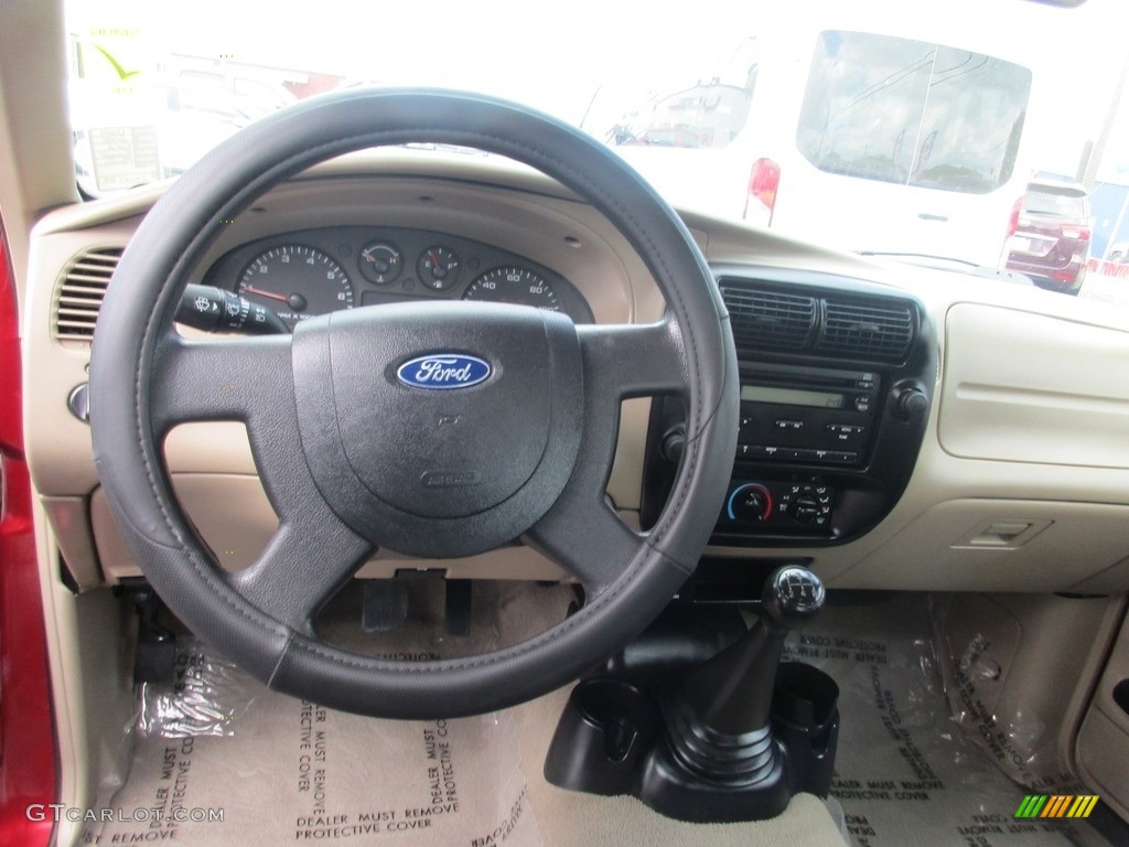 2005 Ranger XLT SuperCab - Toreador Red Metallic / Medium Pebble Tan photo #9