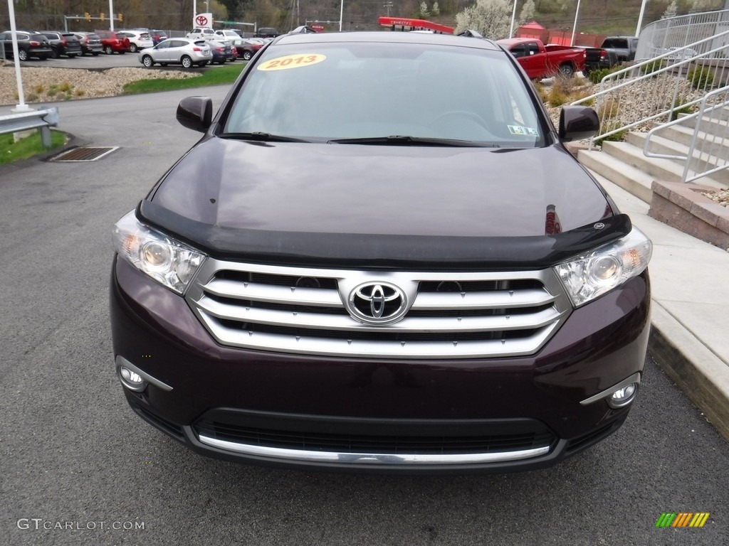 2013 Highlander SE 4WD - Sizzling Crimson Mica / Black photo #5