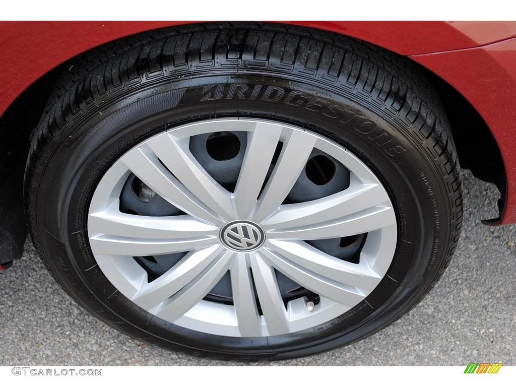 2017 Jetta S - Cardinal Red Metallic / Black/Palladium Gray photo #11