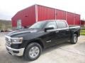 2019 Diamond Black Crystal Pearl Ram 1500 Laramie Crew Cab 4x4  photo #1