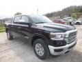 2019 Diamond Black Crystal Pearl Ram 1500 Laramie Crew Cab 4x4  photo #7