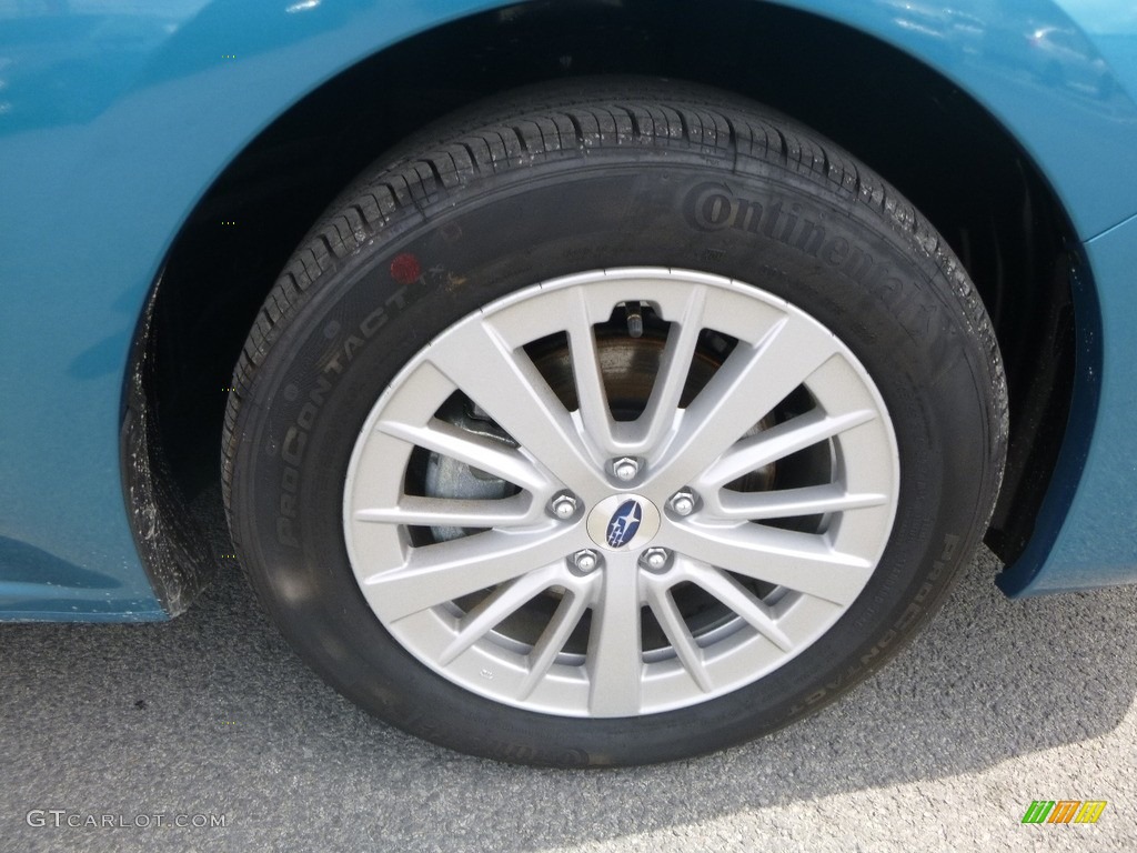 2018 Impreza 2.0i Premium 4-Door - Island Blue Pearl / Black photo #2