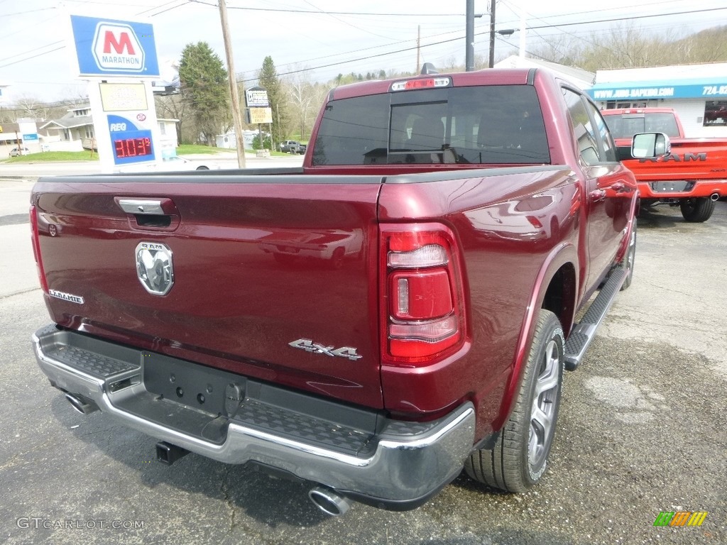 2019 1500 Laramie Crew Cab 4x4 - Delmonico Red Pearl / Black photo #5
