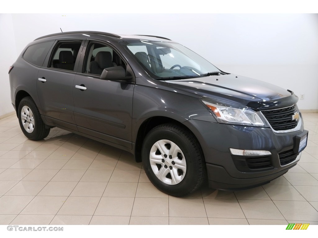 2014 Traverse LS AWD - Cyber Grey Metallic / Dark Titanium/Light Titanium photo #1