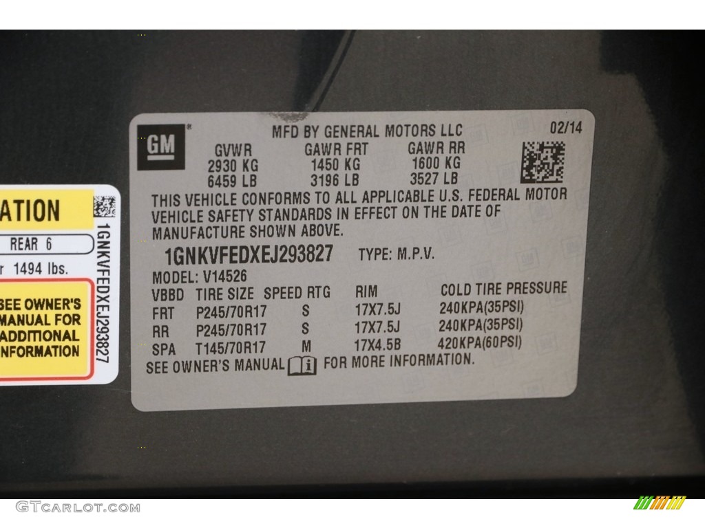 2014 Traverse LS AWD - Cyber Grey Metallic / Dark Titanium/Light Titanium photo #20
