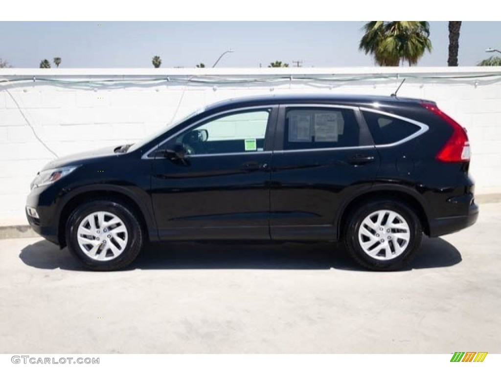 2015 CR-V EX - Crystal Black Pearl / Black photo #9