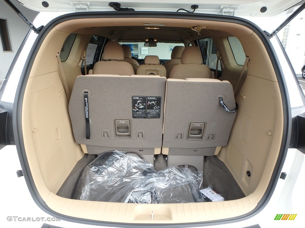 2018 Sedona LX - Clear White / Camel Beige photo #5