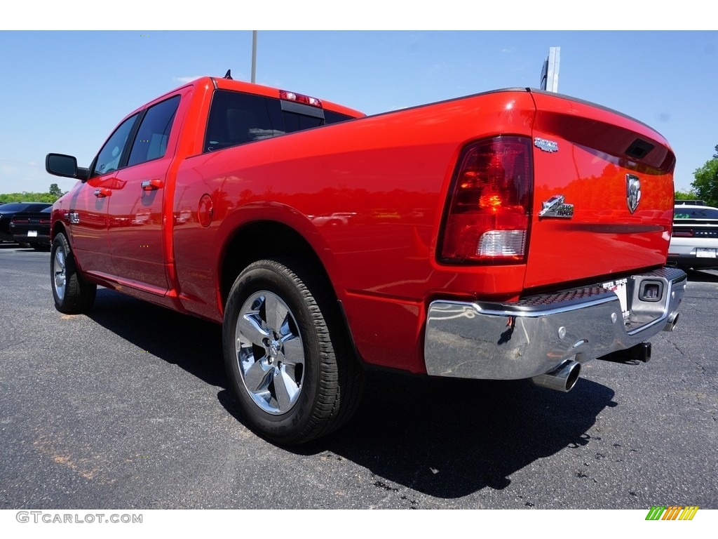 2018 1500 Big Horn Crew Cab - Flame Red / Black/Diesel Gray photo #11