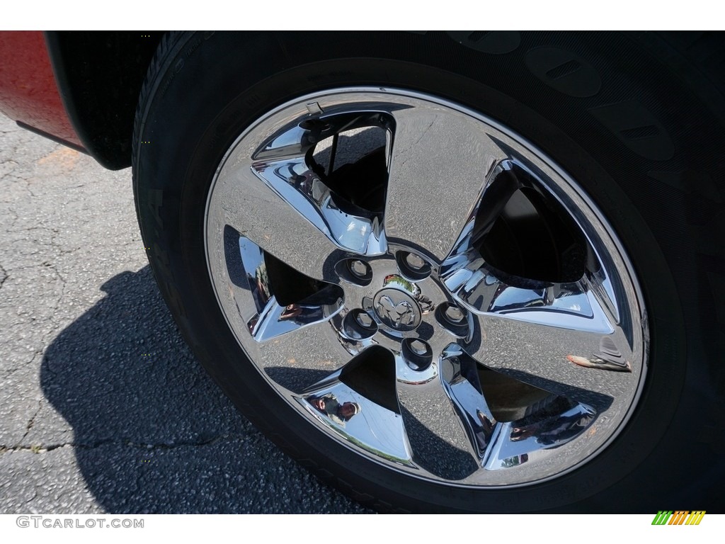 2018 1500 Big Horn Crew Cab - Flame Red / Black/Diesel Gray photo #18