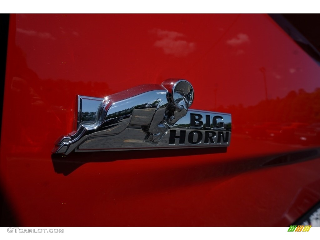 2018 1500 Big Horn Crew Cab - Flame Red / Black/Diesel Gray photo #19