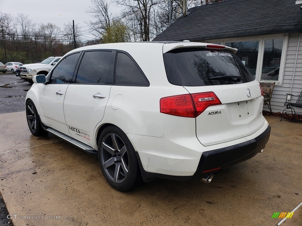 2009 MDX  - Aspen White Pearl / Ebony photo #5