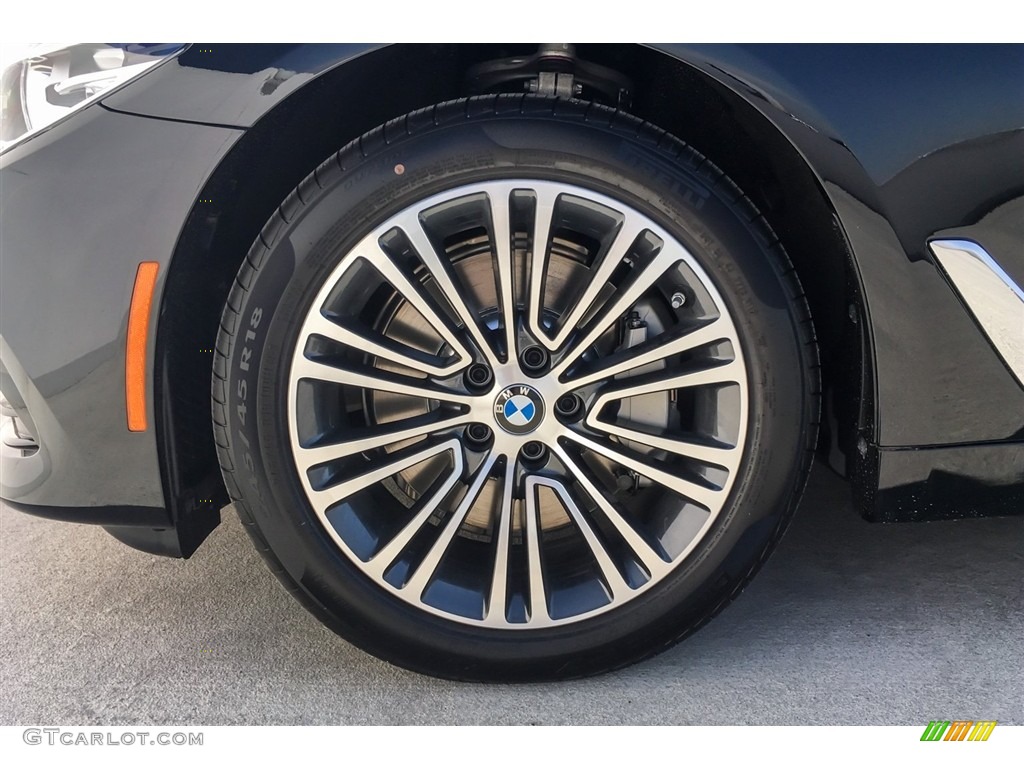 2018 5 Series 530i Sedan - Jet Black / Black photo #9