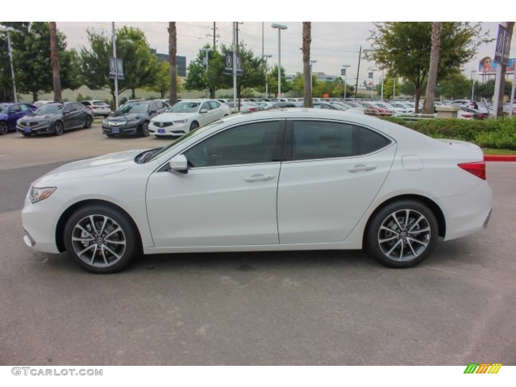 2018 TLX V6 Sedan - Bellanova White Pearl / Parchment photo #4