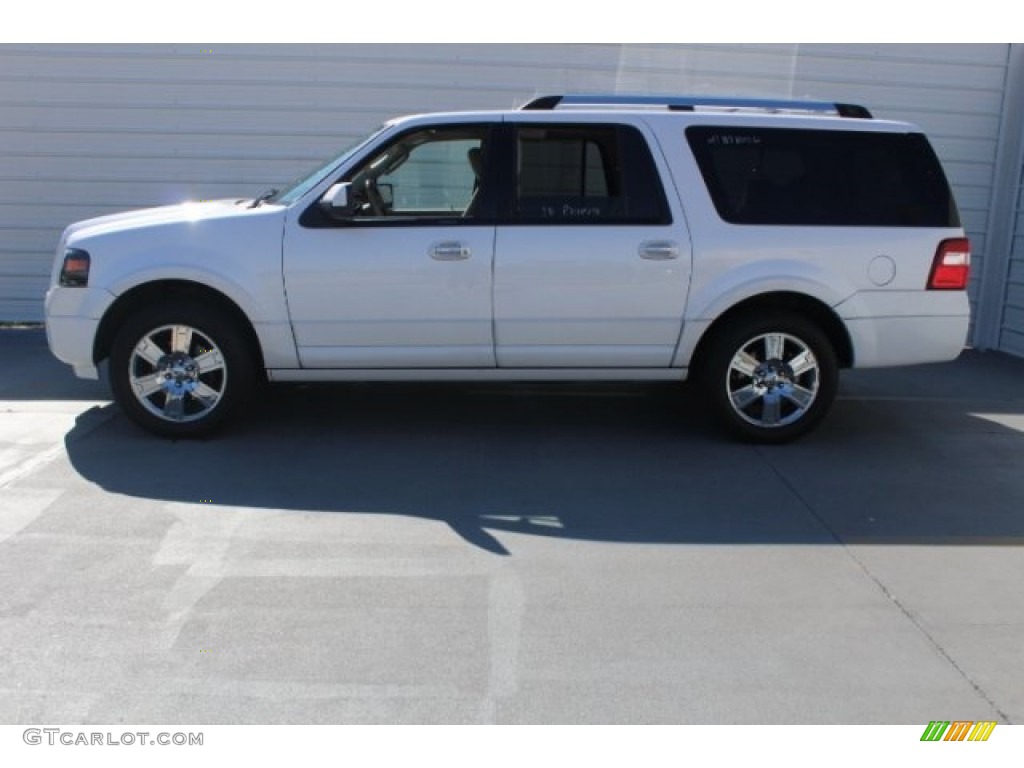 2010 Expedition EL Limited - White Platinum Tri-Coat Metallic / Stone photo #6