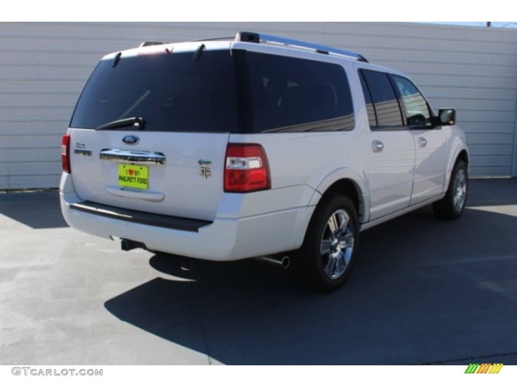 2010 Expedition EL Limited - White Platinum Tri-Coat Metallic / Stone photo #9