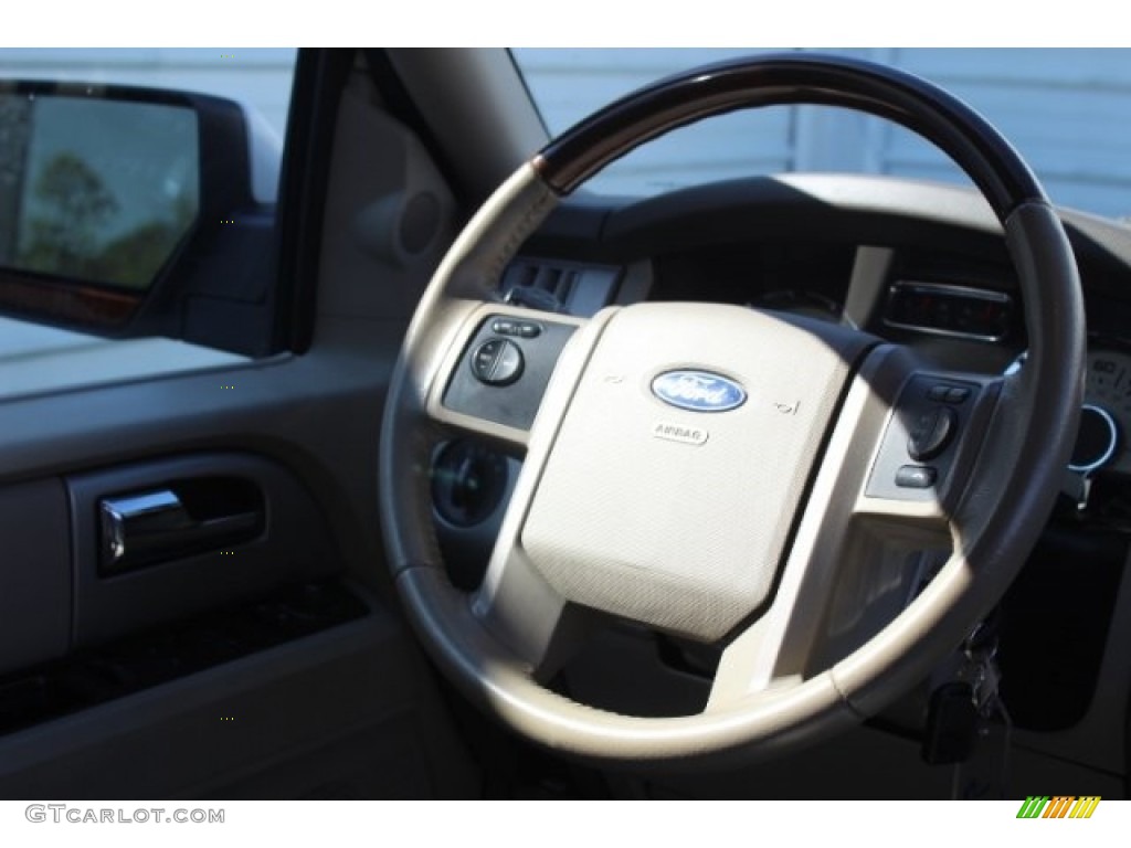 2010 Expedition EL Limited - White Platinum Tri-Coat Metallic / Stone photo #28