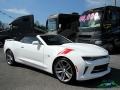 2017 Summit White Chevrolet Camaro LT Convertible  photo #9