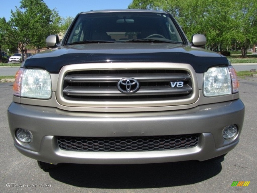 2004 Sequoia SR5 4x4 - Desert Sand Mica / Oak photo #4