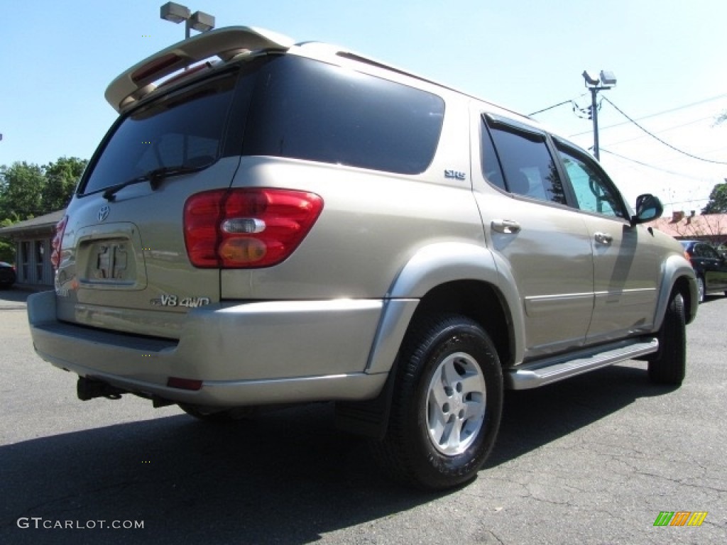 2004 Sequoia SR5 4x4 - Desert Sand Mica / Oak photo #10