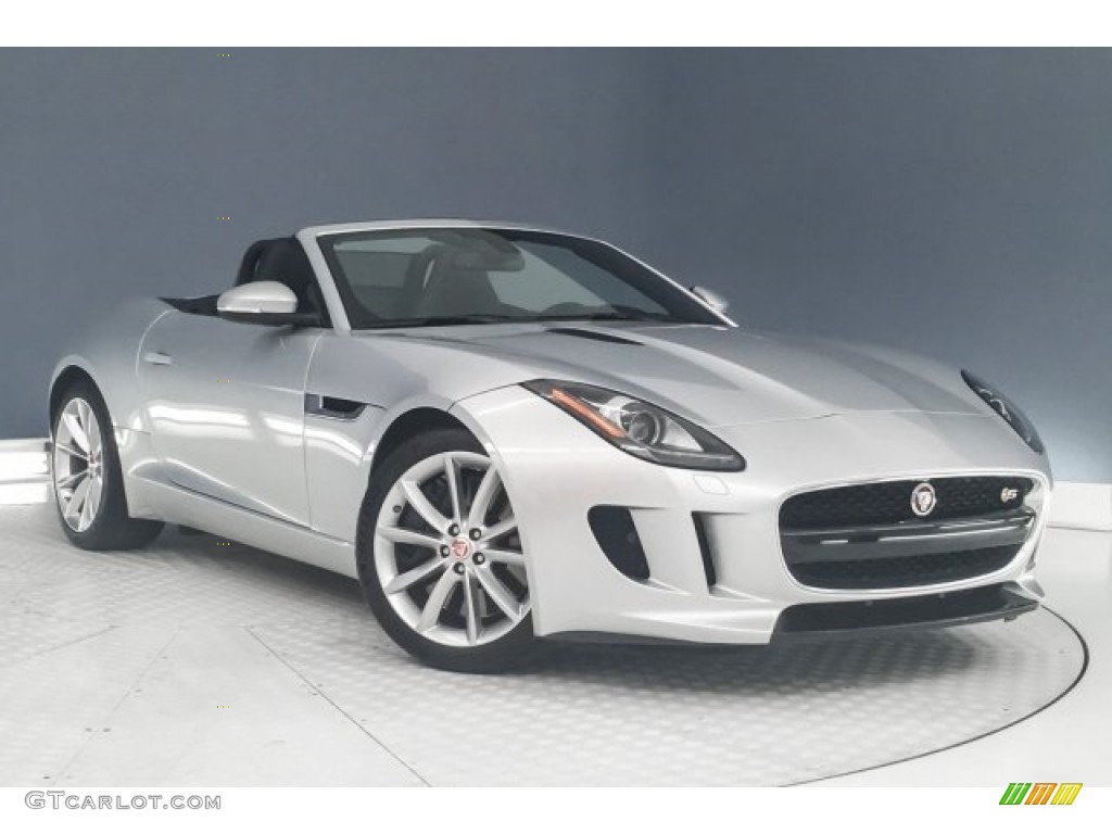 Rhodium Silver Metallic 2015 Jaguar F-TYPE Convertible Exterior Photo #126887958