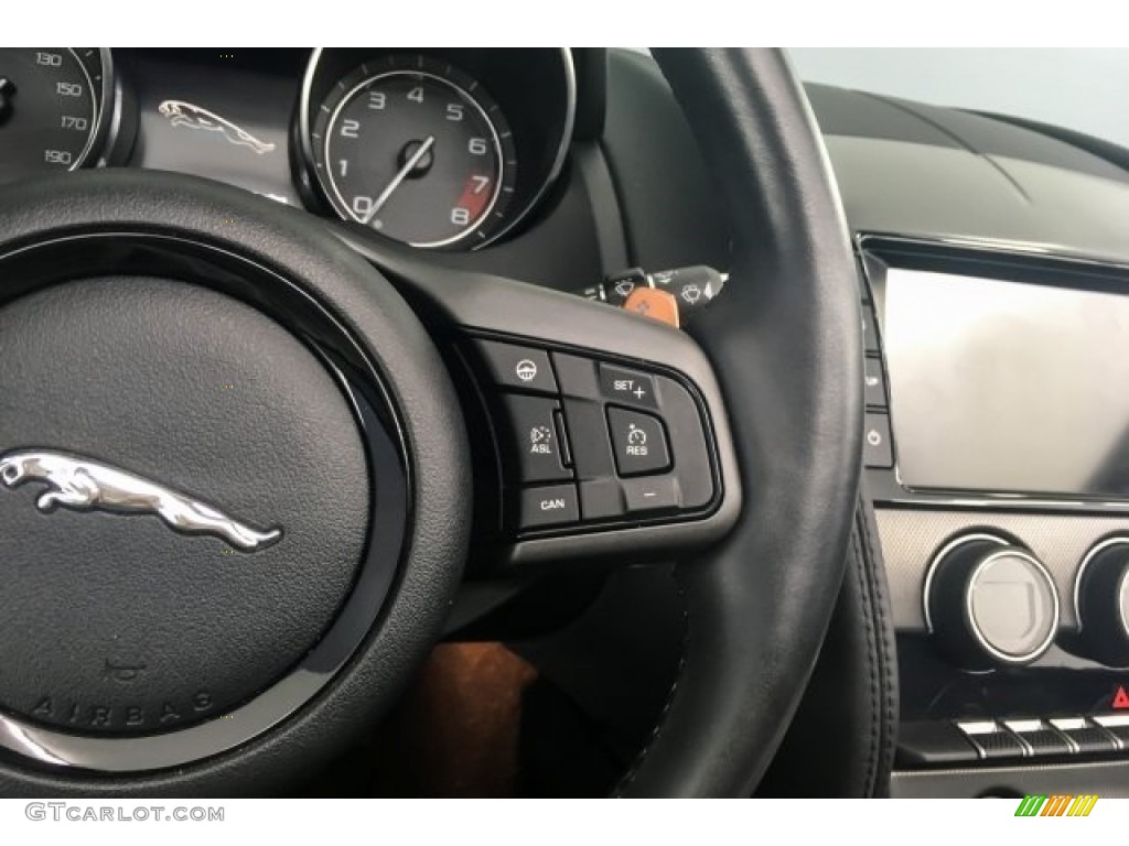 2015 Jaguar F-TYPE Convertible Jet Steering Wheel Photo #126888014