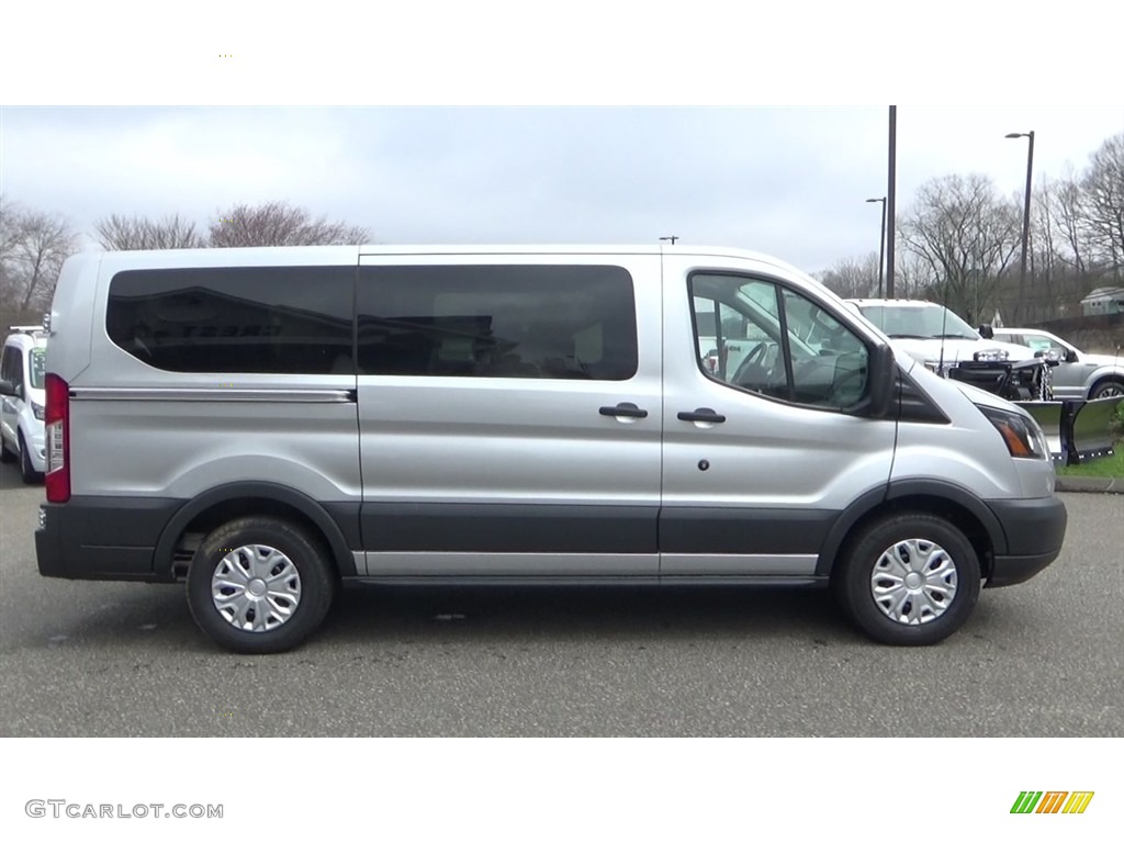 Ingot Silver 2018 Ford Transit Passenger Wagon XL 150 LR Regular Exterior Photo #126888018