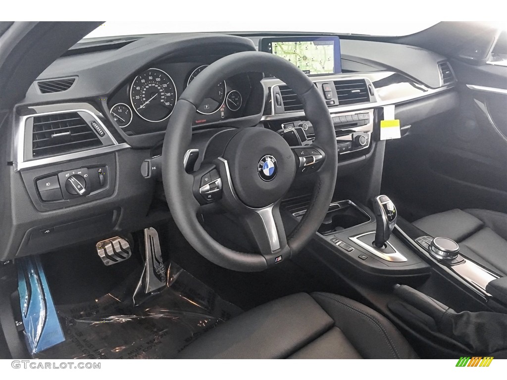 Black Interior 2019 BMW 4 Series 440i Gran Coupe Photo #126889029