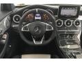 Platinum White Pearl/Black Steering Wheel Photo for 2018 Mercedes-Benz C #126891129