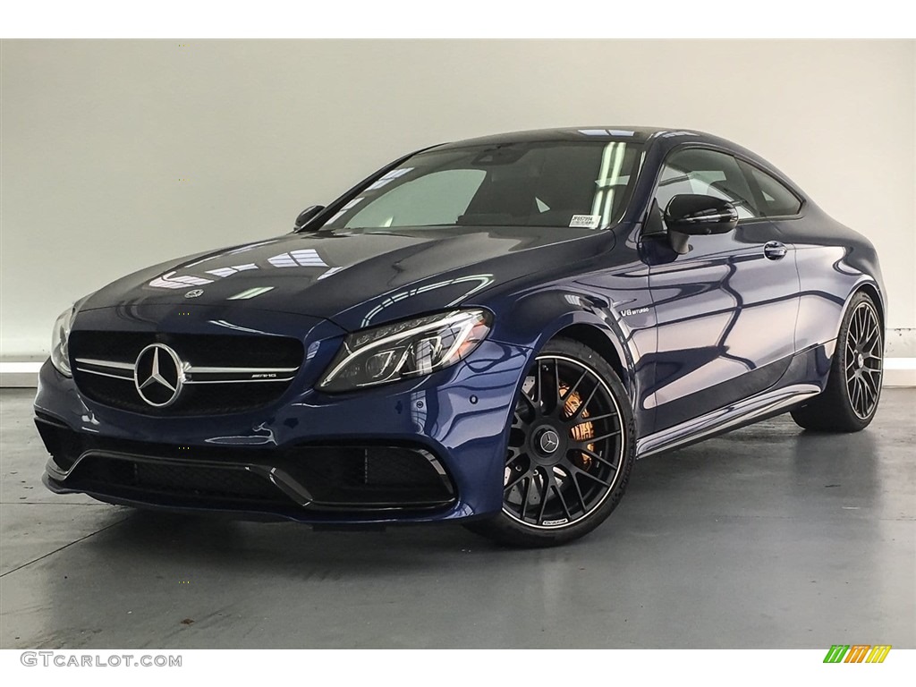 Brilliant Blue Metallic 2018 Mercedes-Benz C 63 S AMG Coupe Exterior Photo #126891216