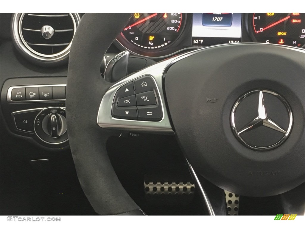 2018 C 63 S AMG Coupe - Brilliant Blue Metallic / Platinum White Pearl/Black photo #18