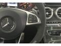 2018 Mercedes-Benz C Platinum White Pearl/Black Interior Steering Wheel Photo