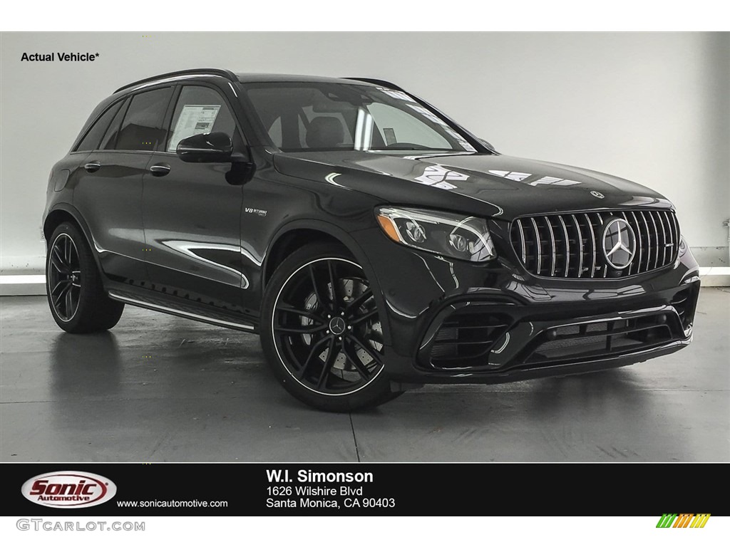 2018 GLC AMG 63 4Matic - Obsidian Black Metallic / Black photo #1