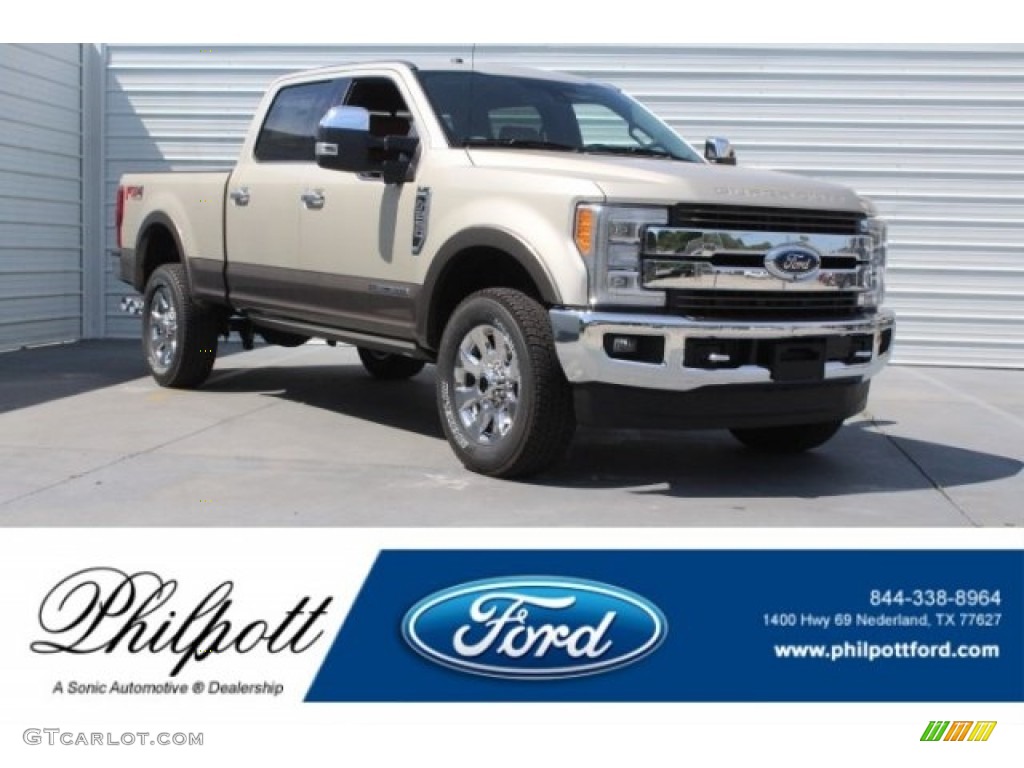 White Gold Ford F250 Super Duty