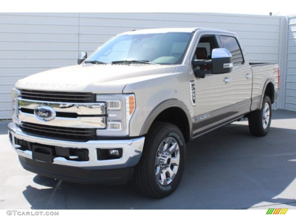 2018 F250 Super Duty King Ranch Crew Cab 4x4 - White Gold / King Ranch Kingsville Java photo #3